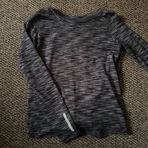 ZYIA Blue/Gray Long Sleeve Shirt